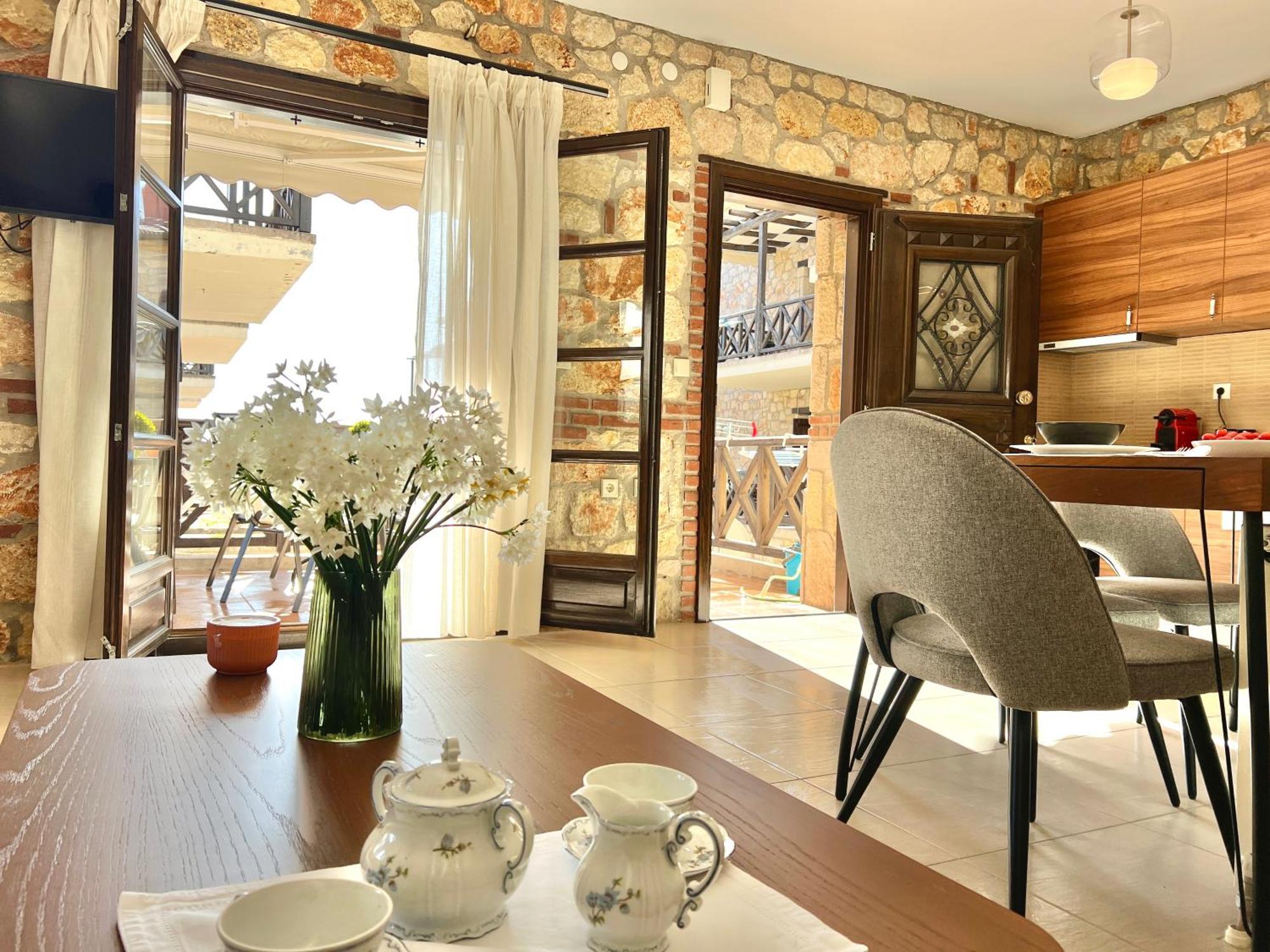 Boutique Stone House Guest House Psakoúdia Eksteriør bilde